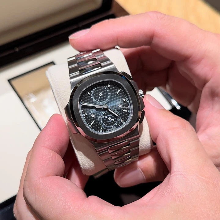 Nautilus Travel Time Chronograph 5990/1A — supplier listing photo of this configuration, view 1