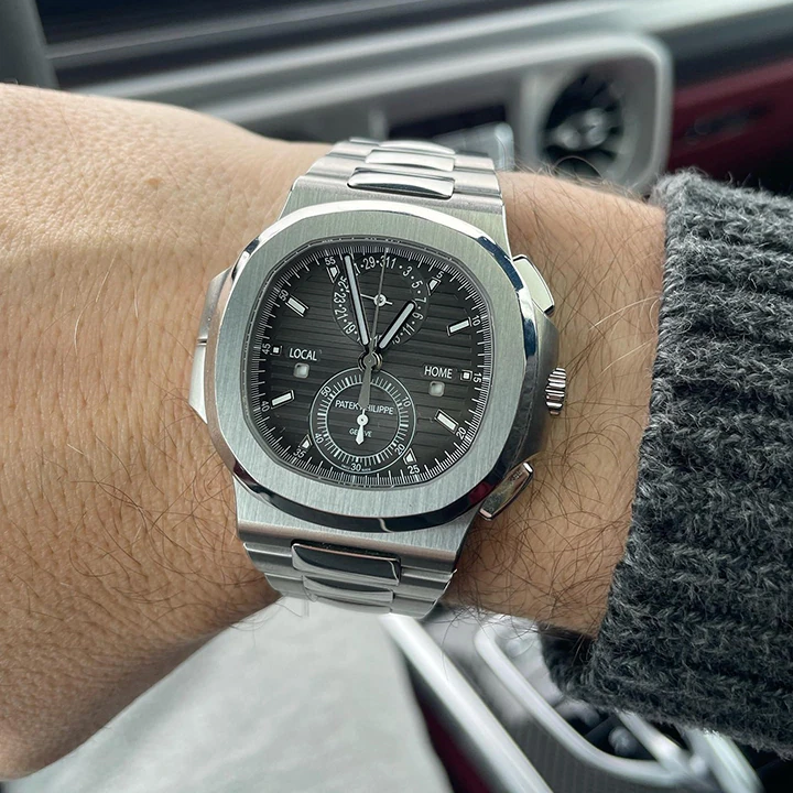 Nautilus Travel Time Chronograph 5990/1A — supplier listing photo of this configuration, view 5