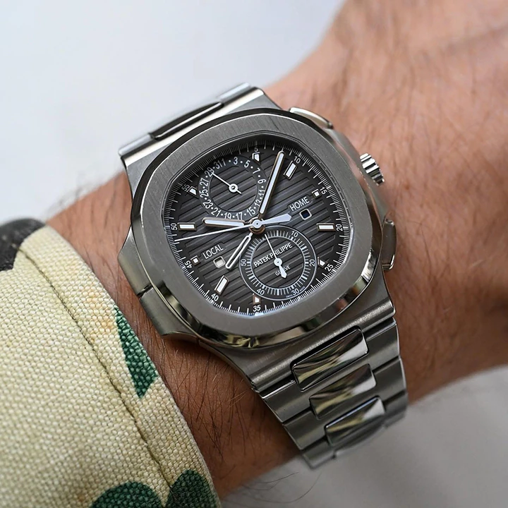 Nautilus Travel Time Chronograph 5990/1A — supplier listing photo of this configuration, view 6
