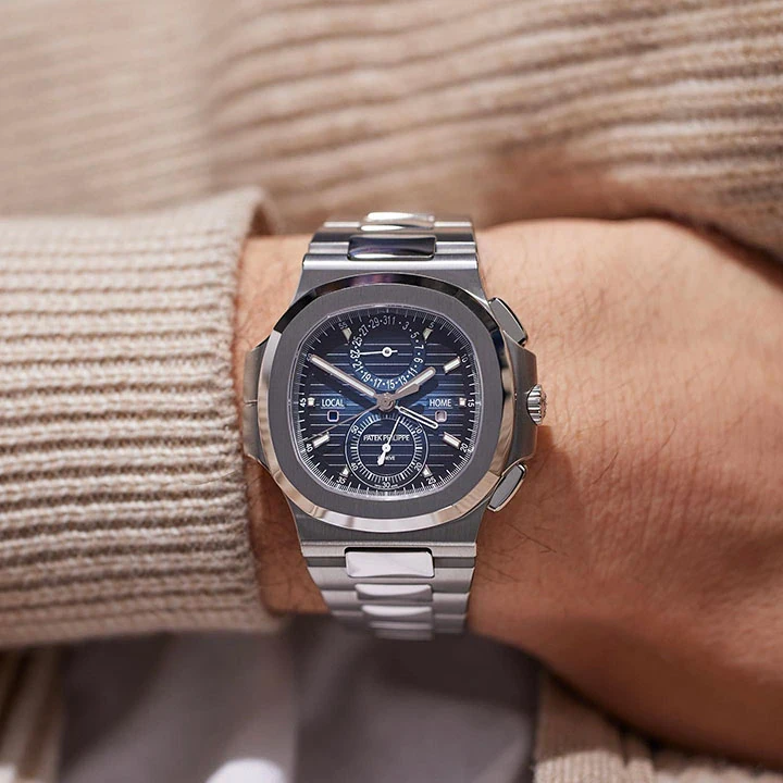 Nautilus Travel Time Chronograph 5990/1A — supplier listing photo of this configuration, view 1
