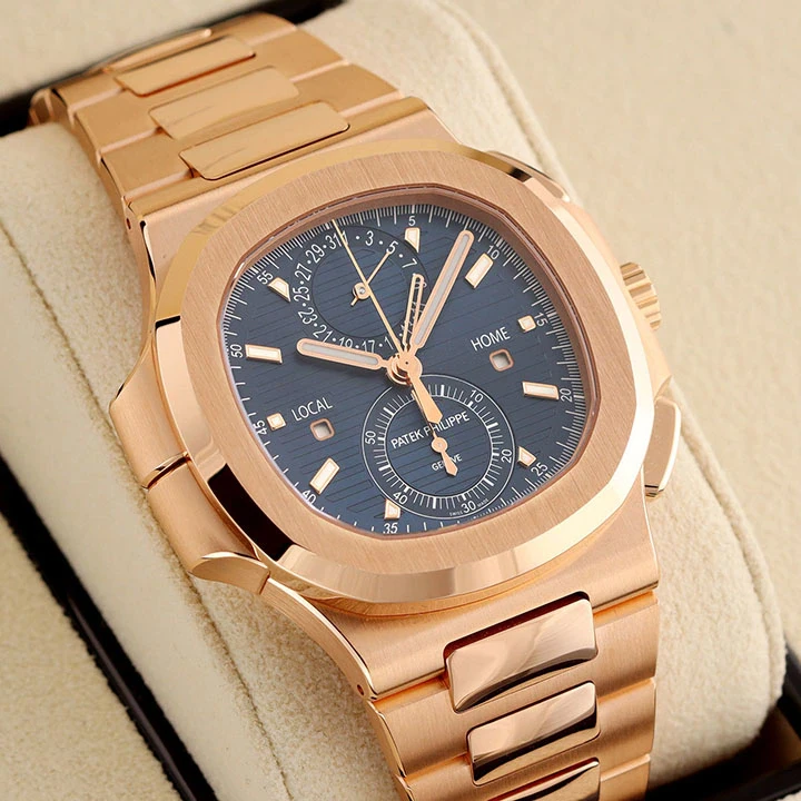 Nautilus Travel Time Chronograph 5990/1R — صورة من إدراج المورّد لهذه المواصفات، زاوية 5