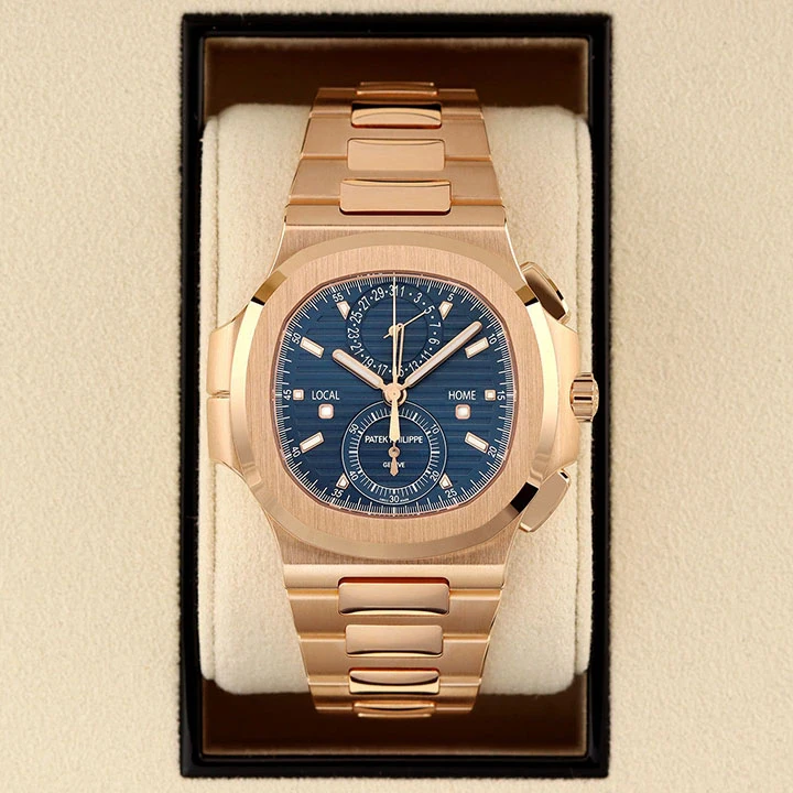 Nautilus Travel Time Chronograph 5990/1R — صورة من إدراج المورّد لهذه المواصفات، زاوية 7